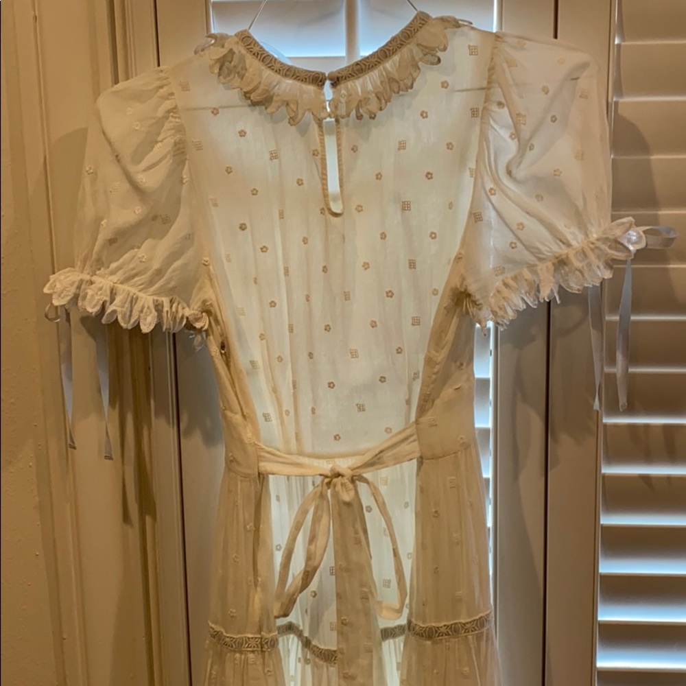 Sold ♥️ Dôen white cotton maxi dress - Picture 4 of 7